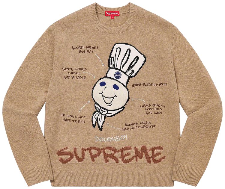 Supreme Doughboy Sweater Beige