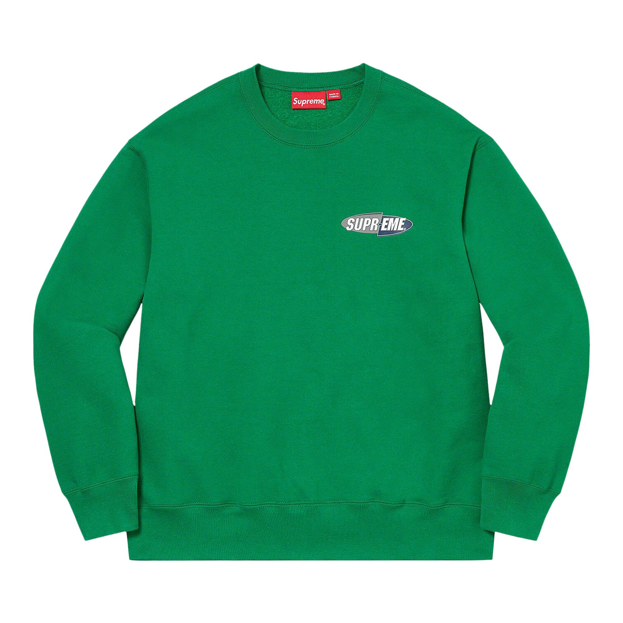 Supreme green crewneck top