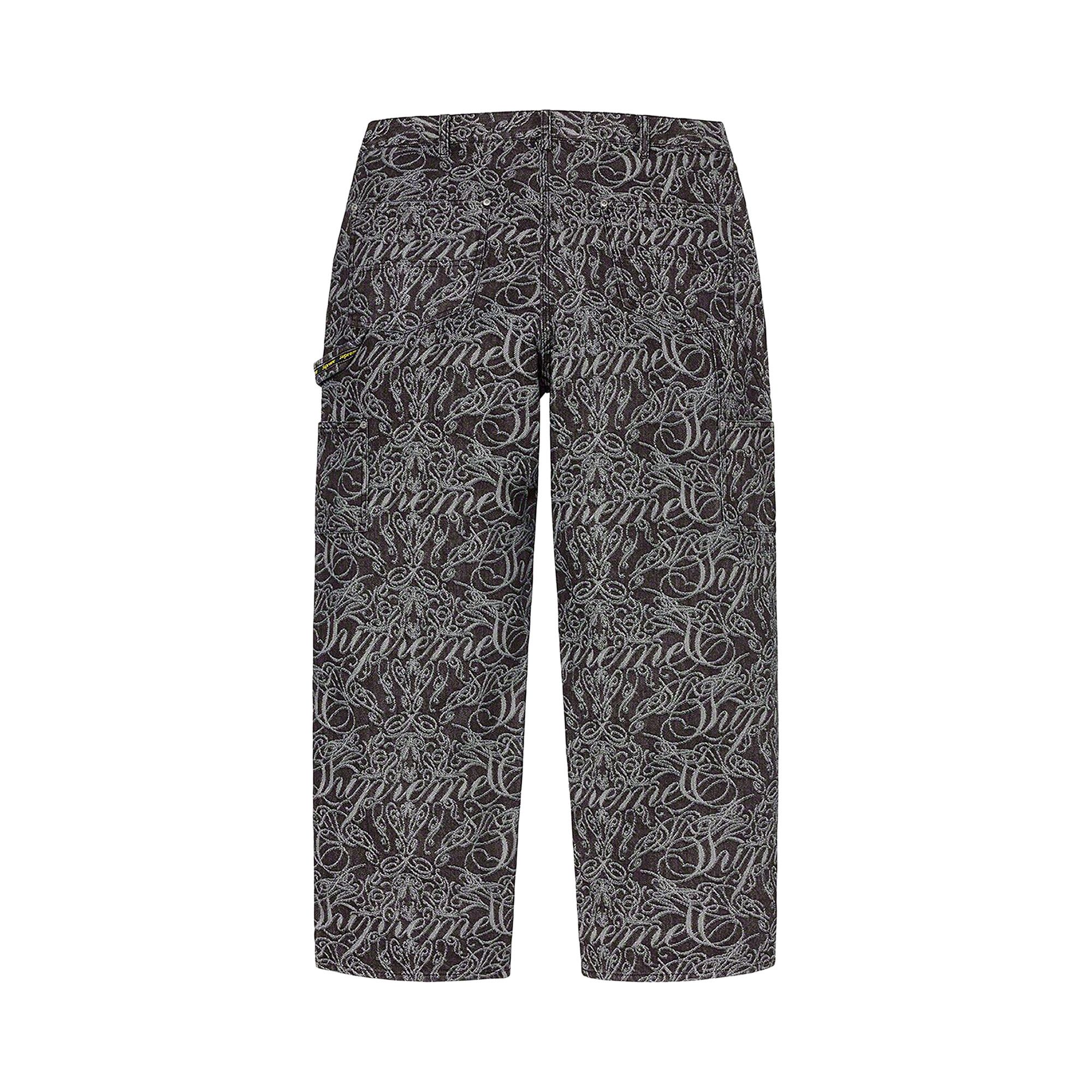 パンツ Supreme ScriptJacquard Double Knee Denim Buy Supreme Script Jacquard Double Knee Denim Painter Pant 'Washed