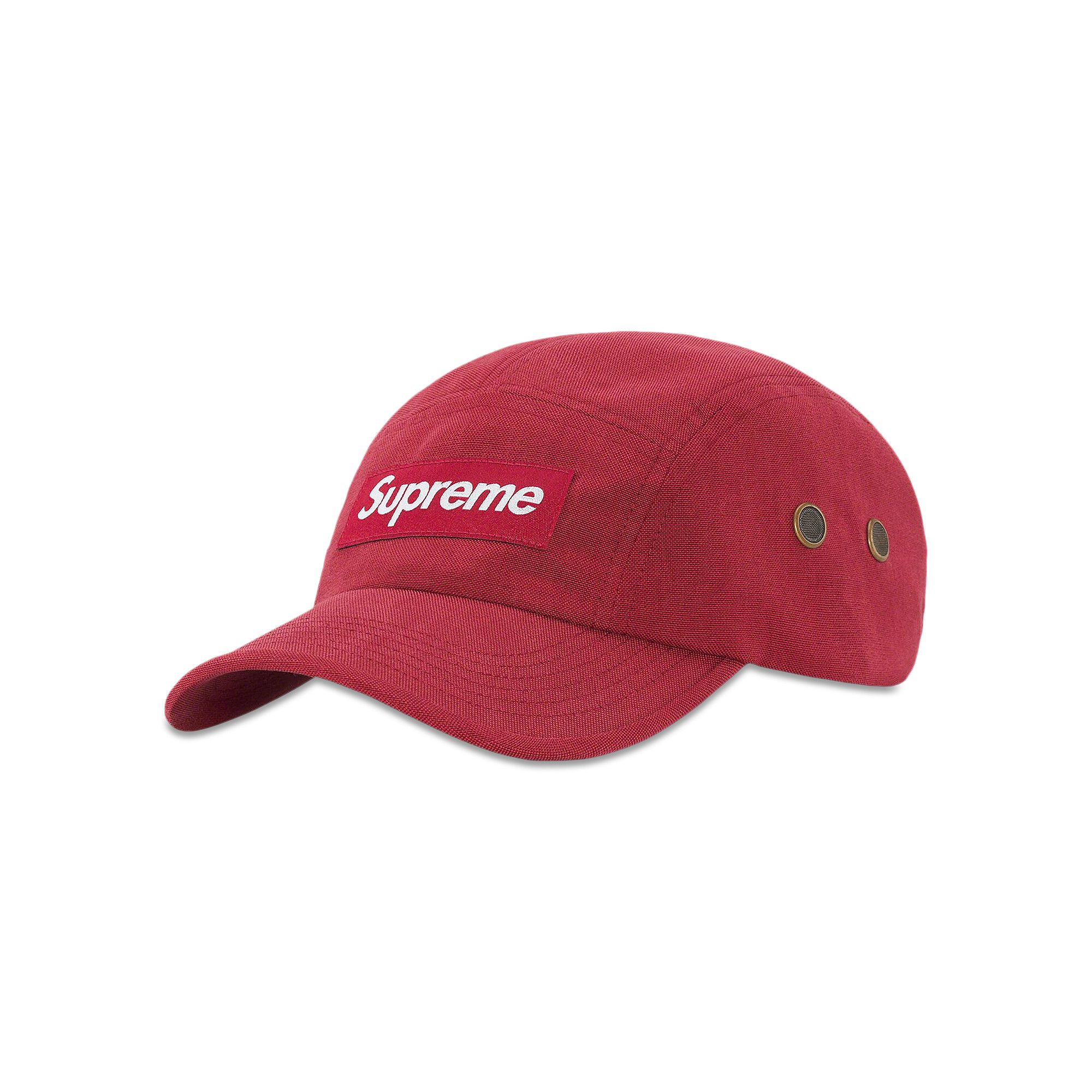 Buy Supreme Brushed Cordura Camp Cap 'Burgundy' - FW22H23