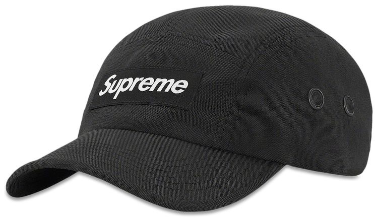 Supreme Brushed Cordura Camp Cap Black