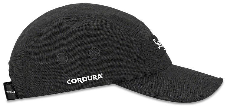 Supreme Brushed Cordura Camp Cap Black