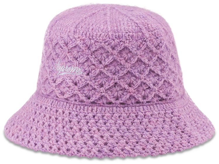 Supreme Mohair Crochet Crusher Lavender Melange