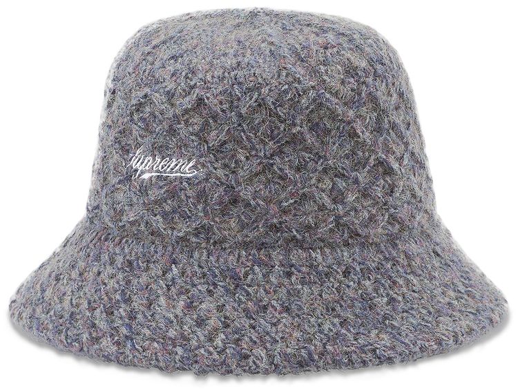 Supreme Mohair Crochet Crusher Navy Melange