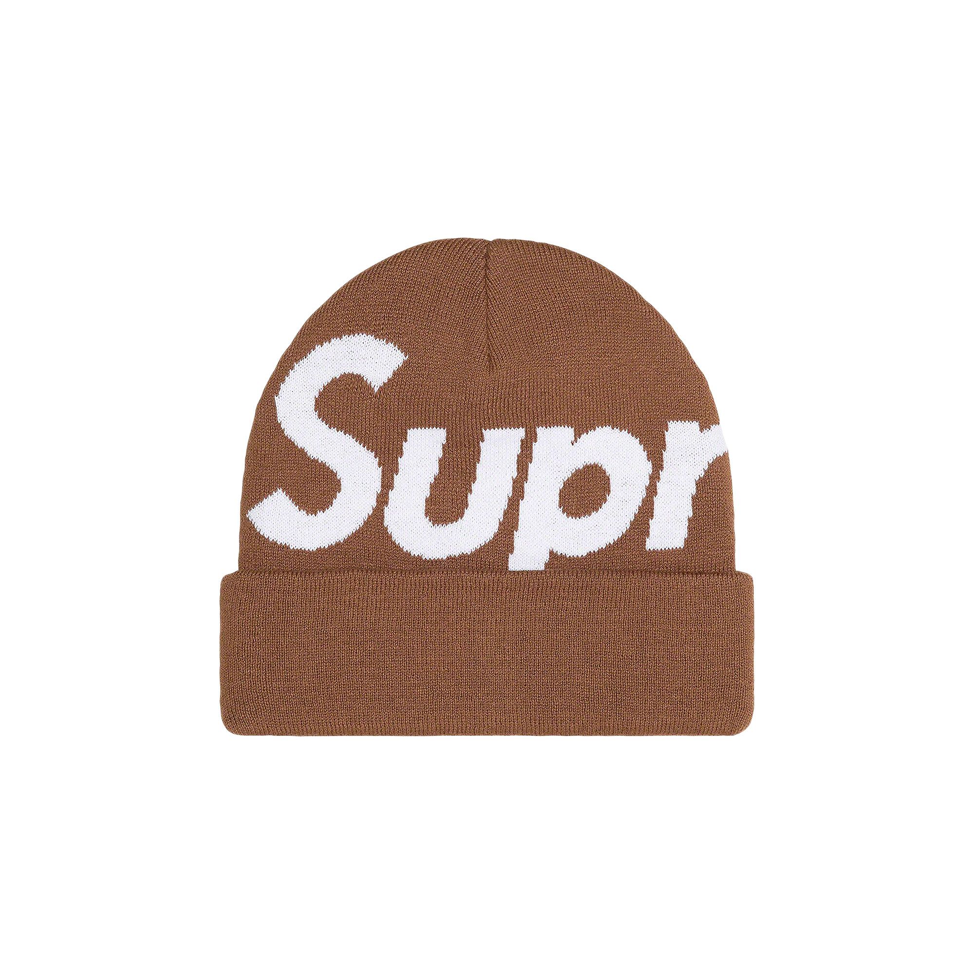 Supreme Big Logo Knitted Beanie | Blue | FARFETCH