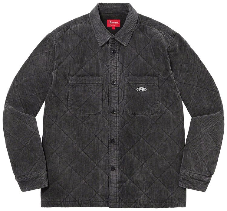 Buy Supreme Quilted Corduroy Shirt 