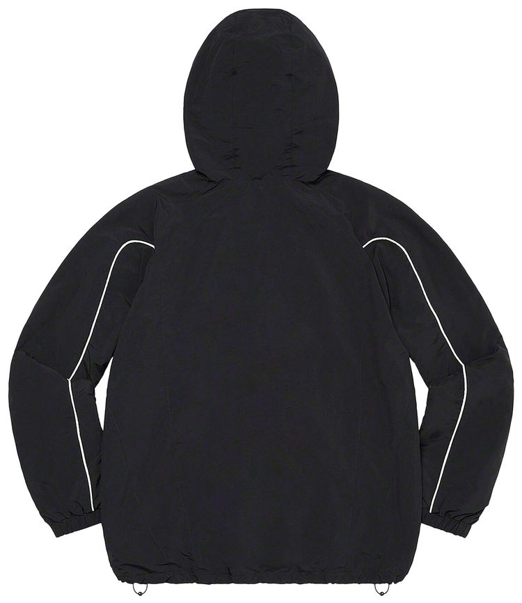 Supreme Paneled Half Zip Pullover Black