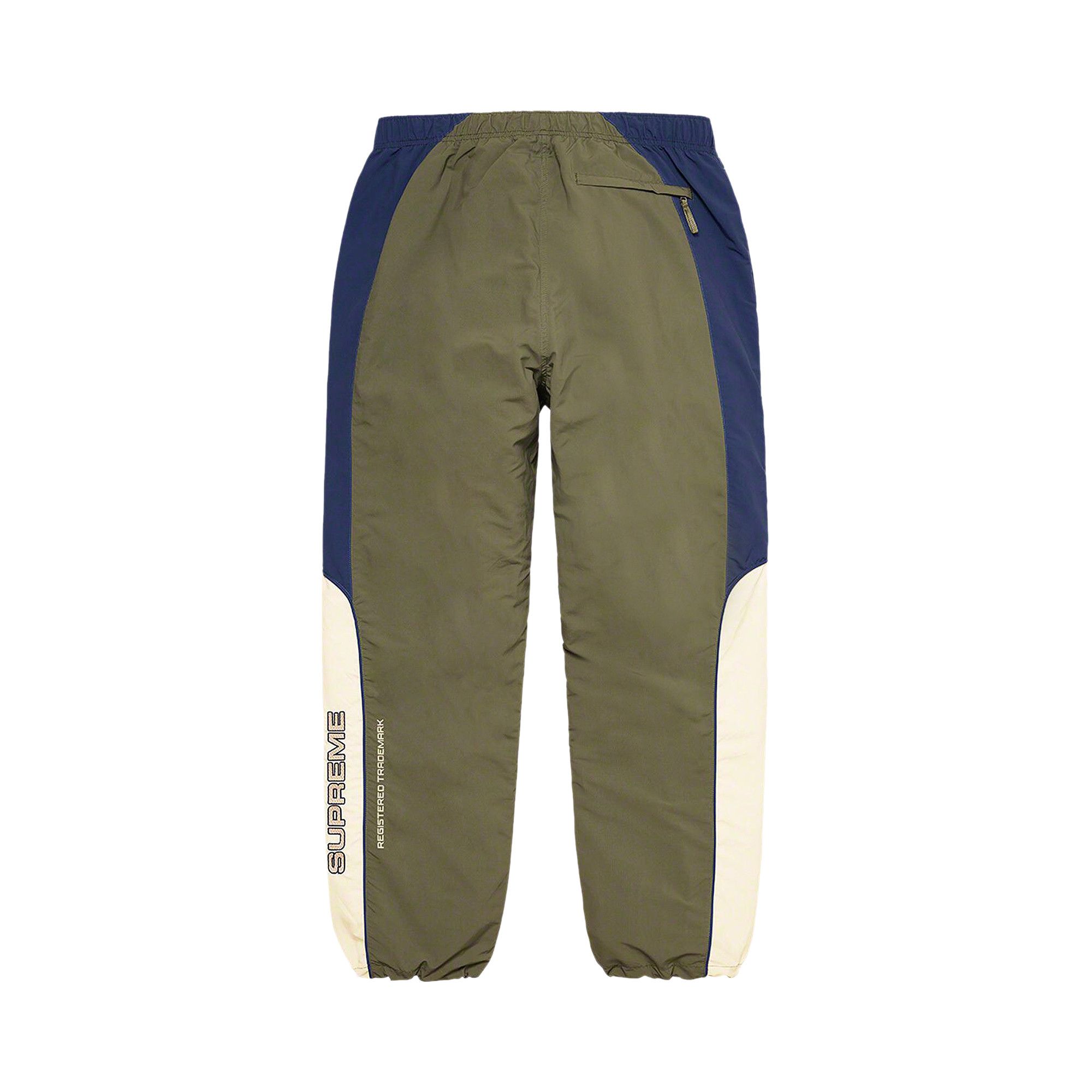 Buy Supreme Paneled Track Pant 'Olive' - FW22P78 OLIVE | GOAT