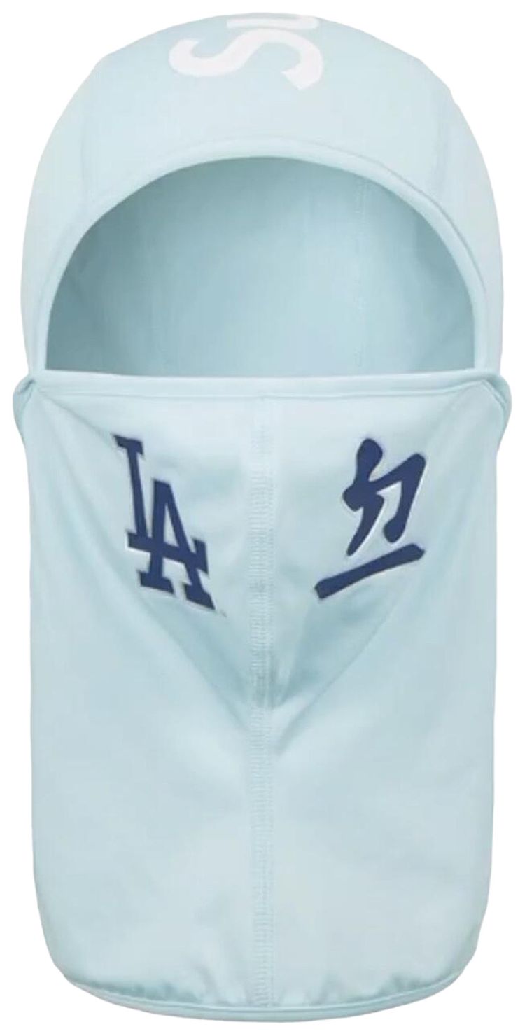 Supreme x MLB Kanji Teams Lightweight Balaclava   Dodgers Pale Blue
