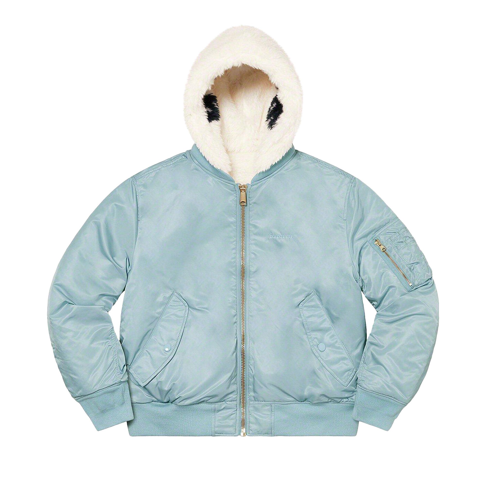 Supreme Faux Fur Reversible MA-1 (FW22) - $398