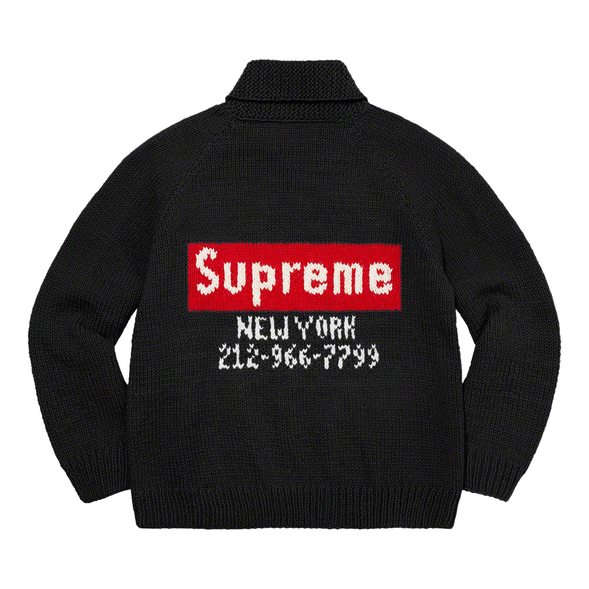 福袋 Logo Box Supreme Buy Cowichan FW22SK18 - 'Black' Sweater ニット/セーター