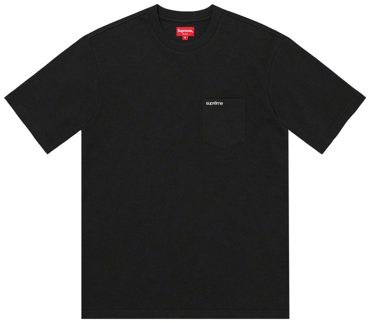 Supreme Short Sleeve Pocket Tee Black
