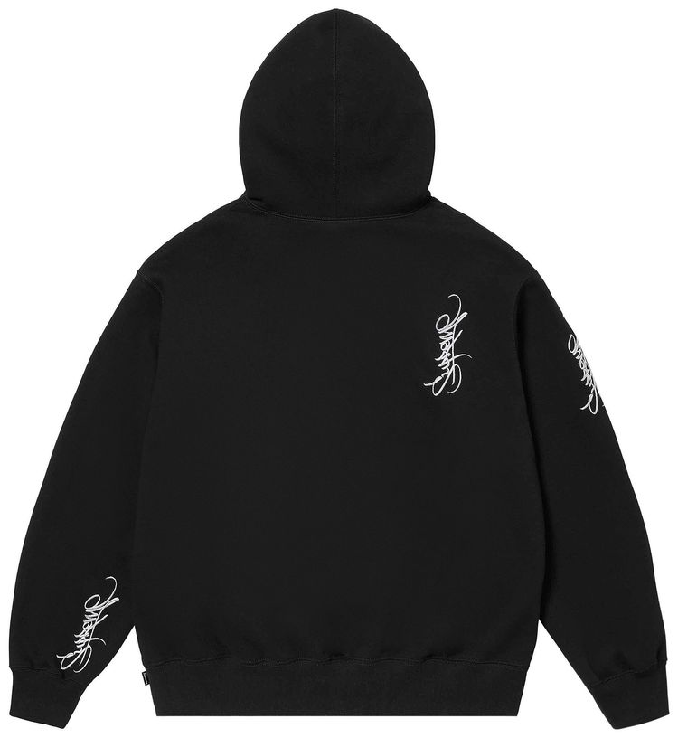 Supreme Tag Hooded Sweatshirt Black