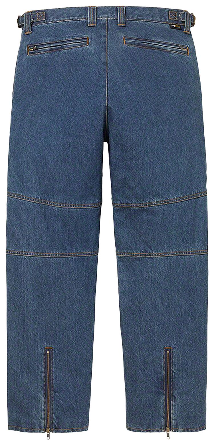 Supreme x Vanson Leathers x Cordura Denim Racing Pant Blue