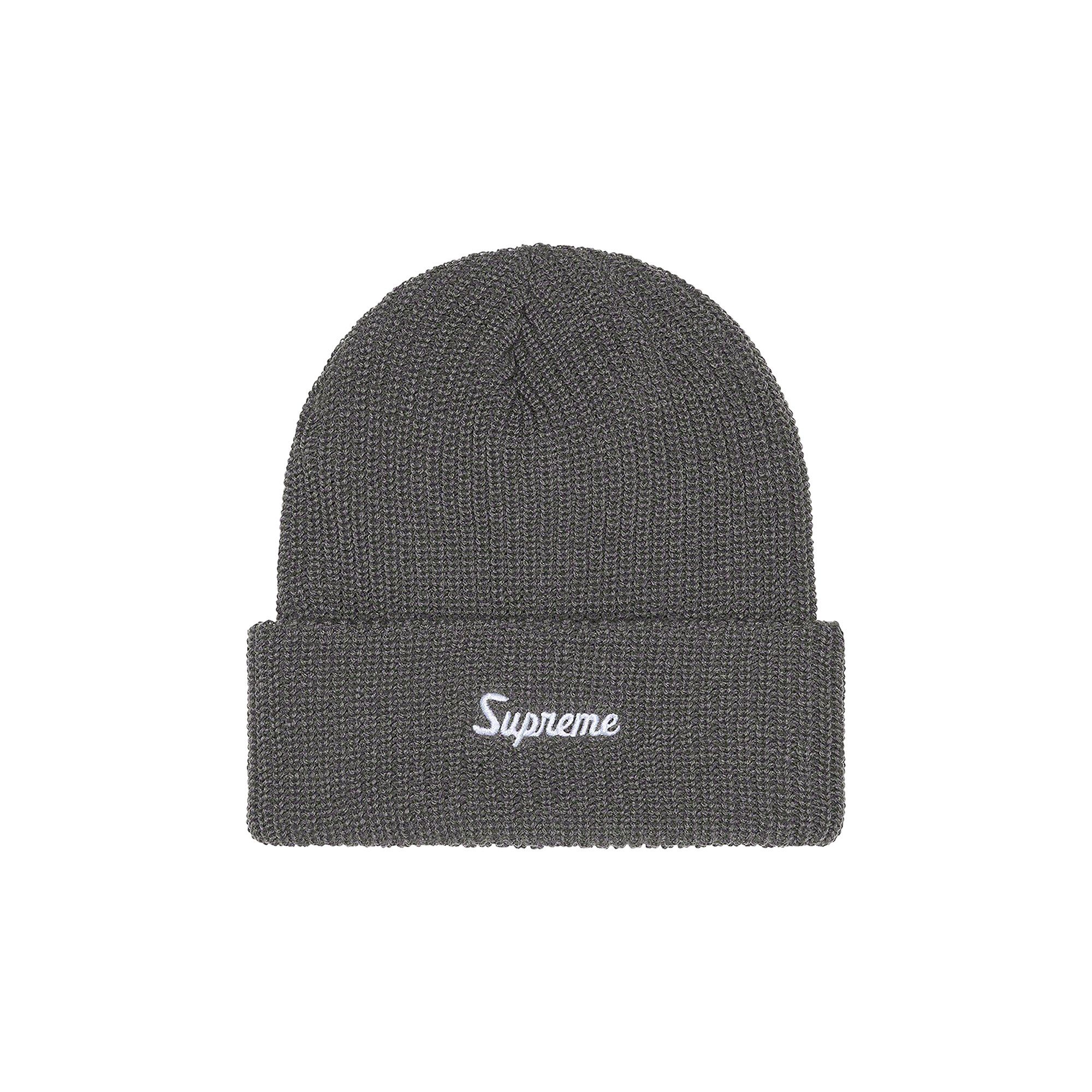 帽子 Supreme Loose Gauge Beanie Charcoal Buy Supreme Loose Gauge Beanie 'Charcoal' - FW22BN68
