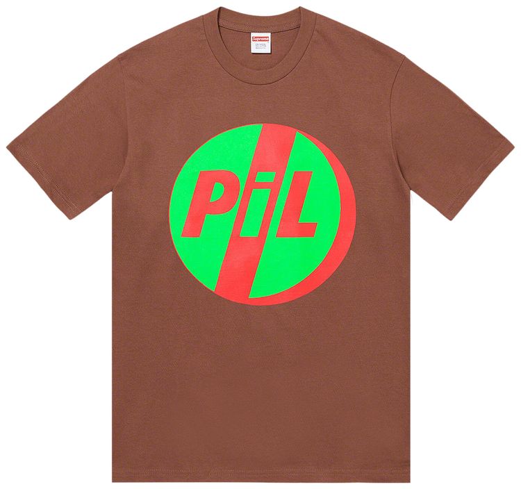 Supreme x PiL Tee Brown