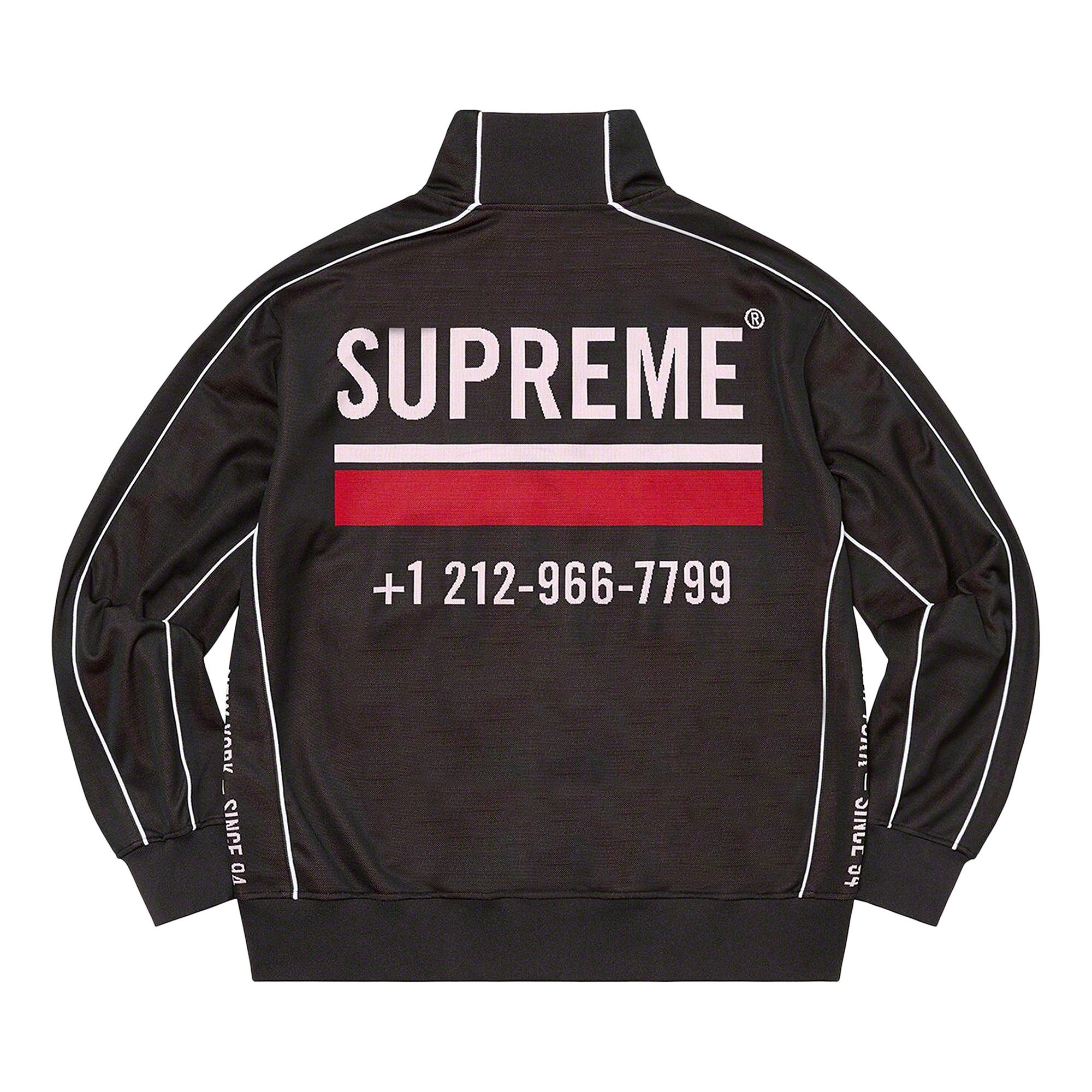 Buy Supreme World Famous Jacquard Track Jacket Black FW22J81 BLACK GOAT
