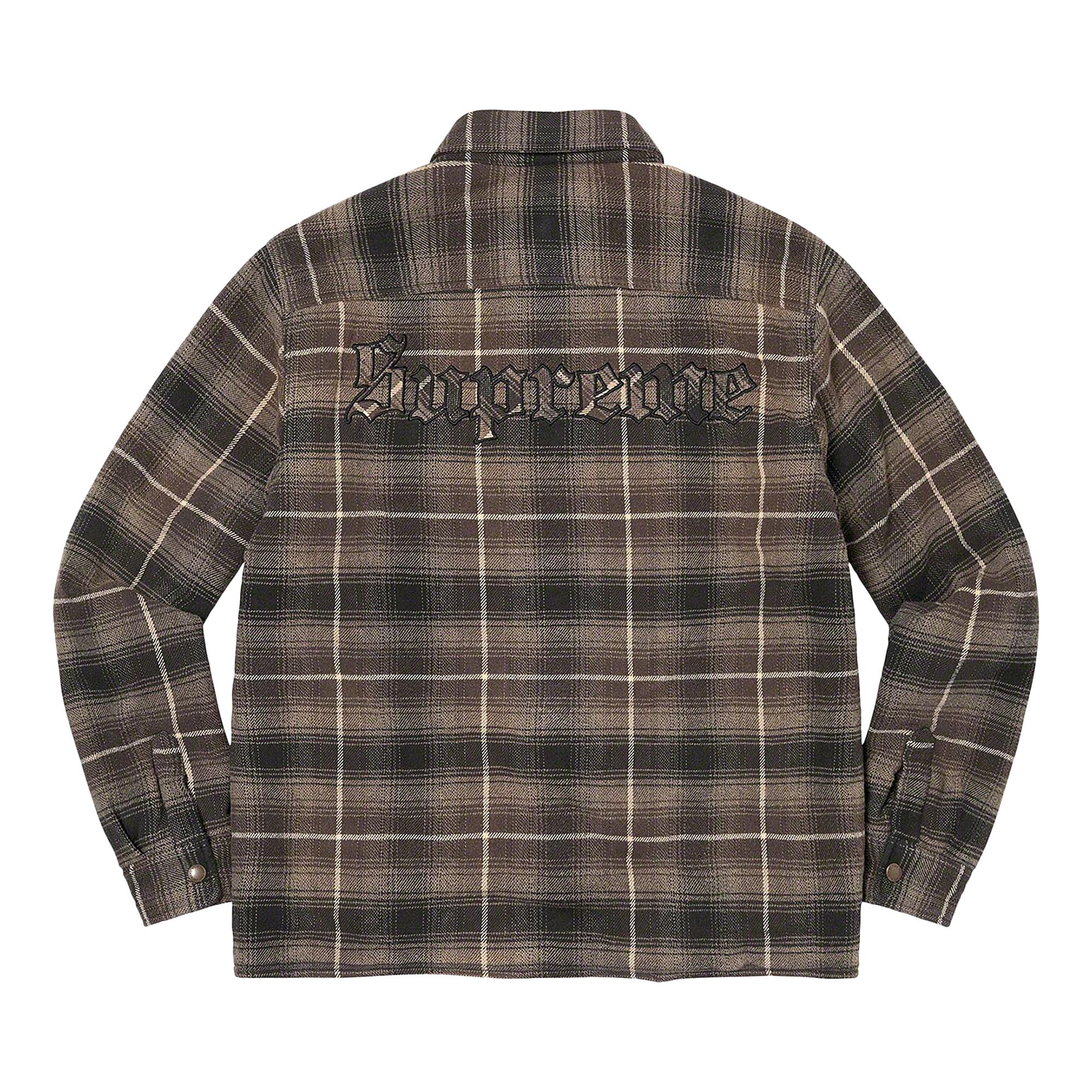 Supreme independent flannel clearance