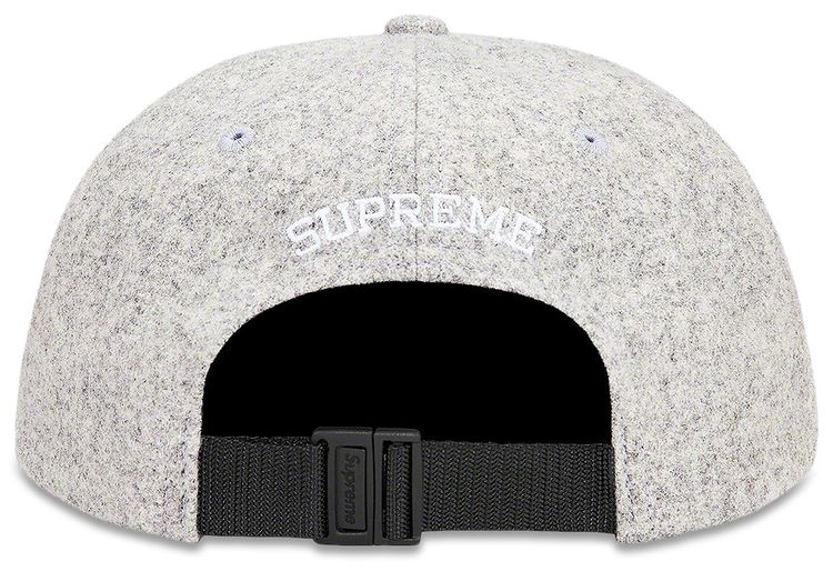 Supreme Waxed Wool 6 Panel Grey