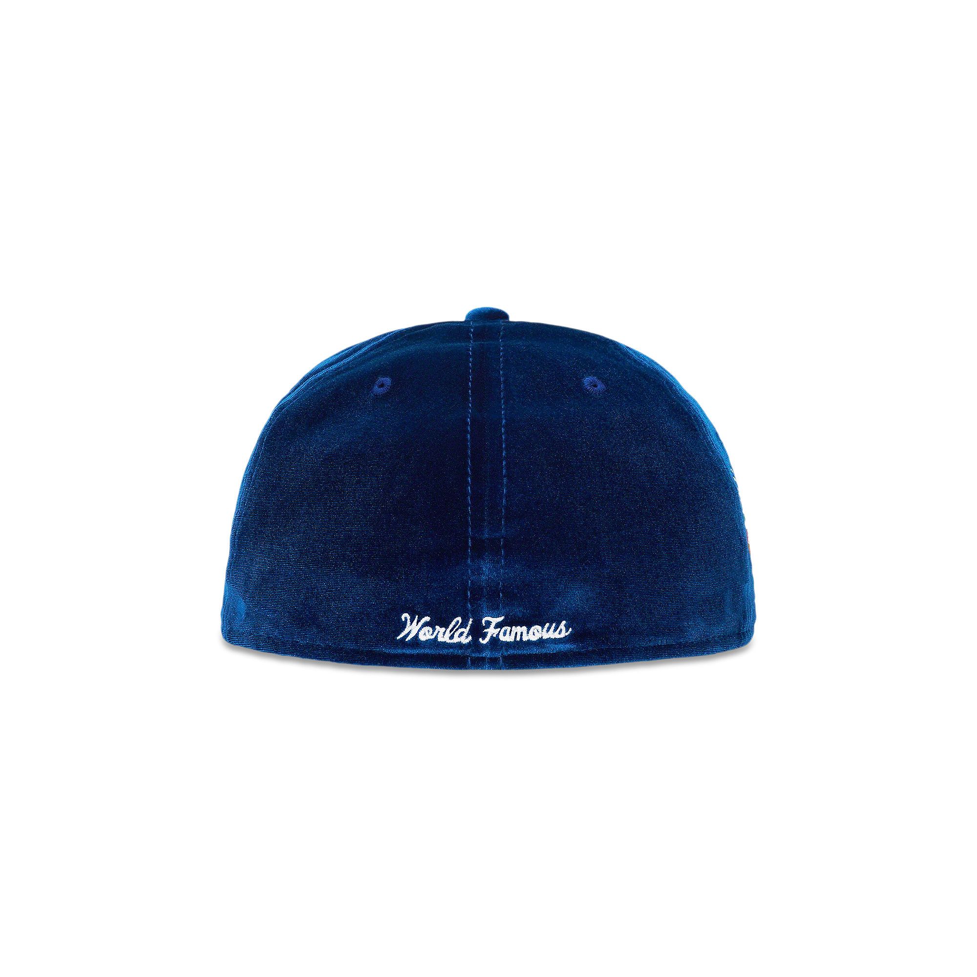 Buy Supreme Velour Box Logo New Era 'Navy' - FW22H27 NAVY | GOAT