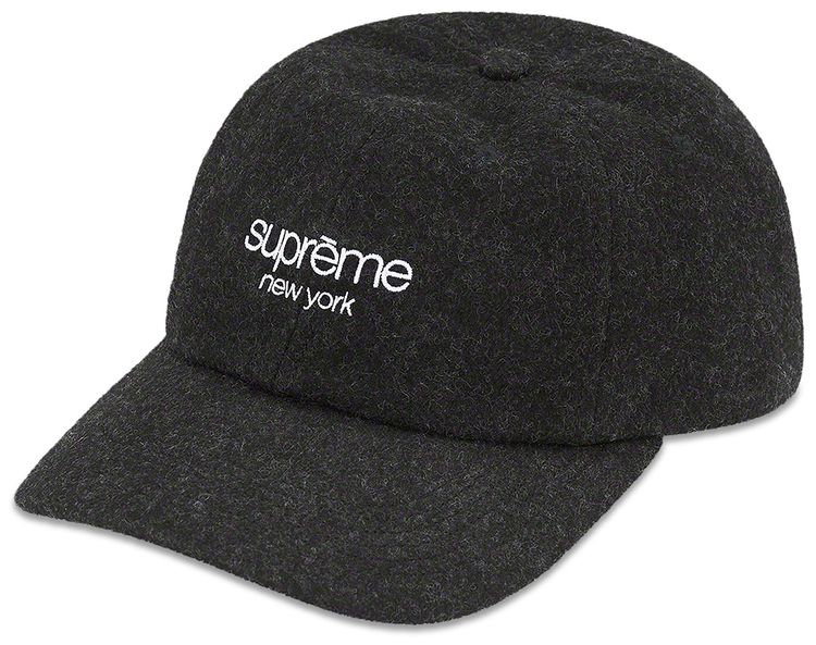 Supreme Waxed Wool 6 Panel Black