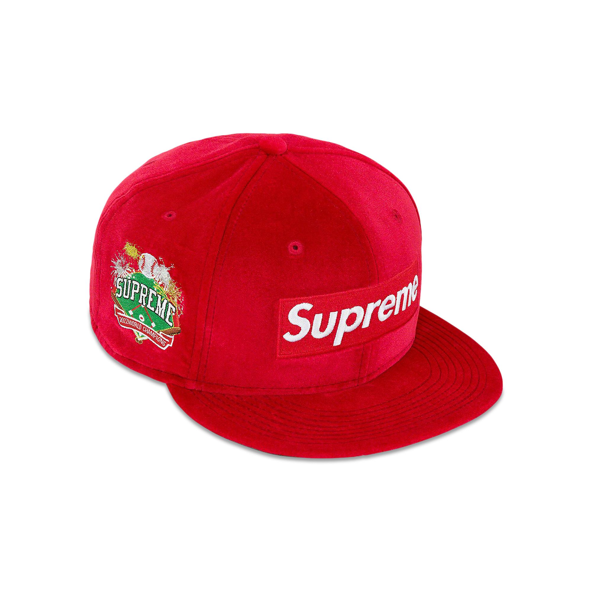 帽子 Supreme Velour Box Logo New Era 7 1/2 Supreme Velour Box Logo New Era (FW22) - $54