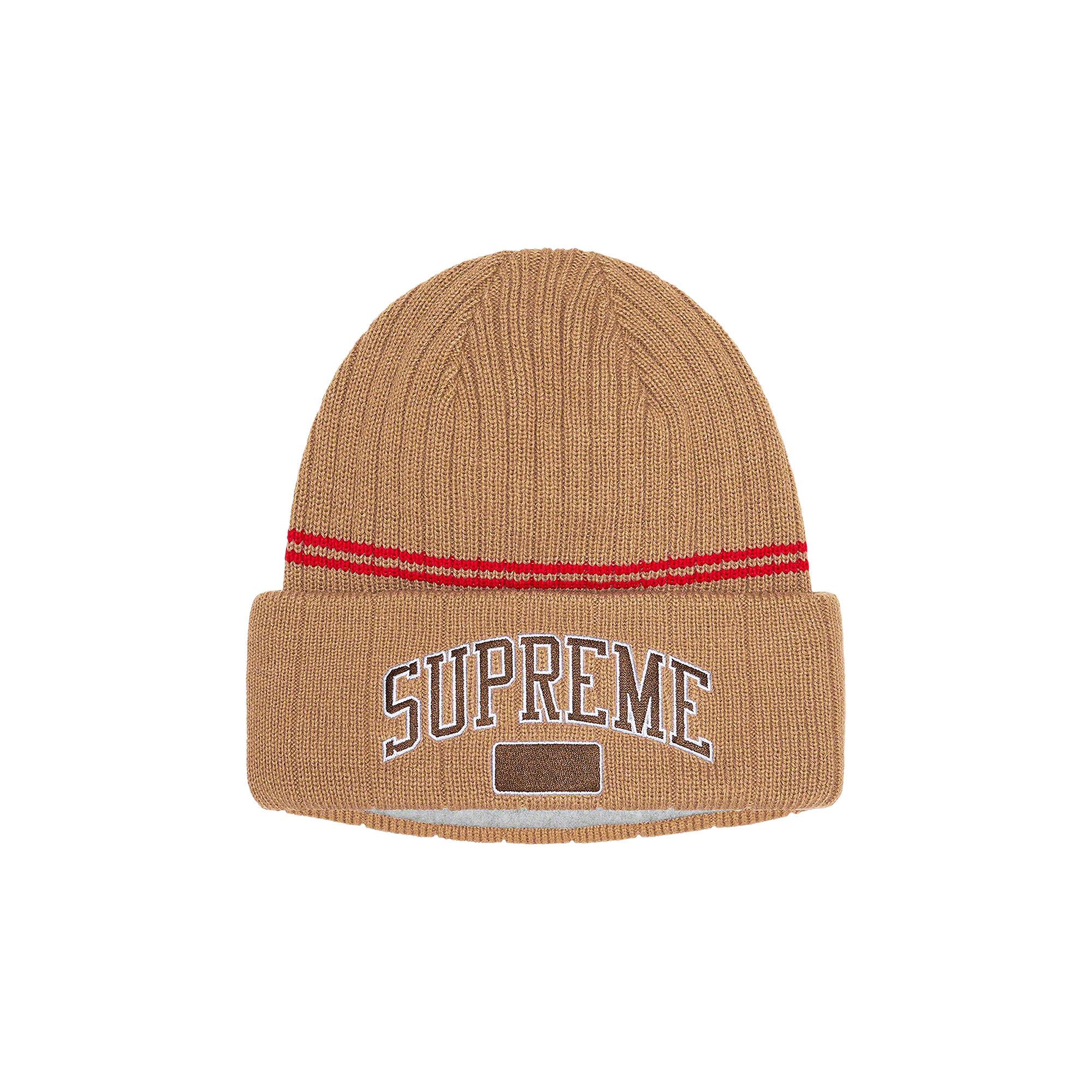 Buy Supreme Fleece Lined Beanie 'Brown' - FW22BN58 BROWN | GOAT