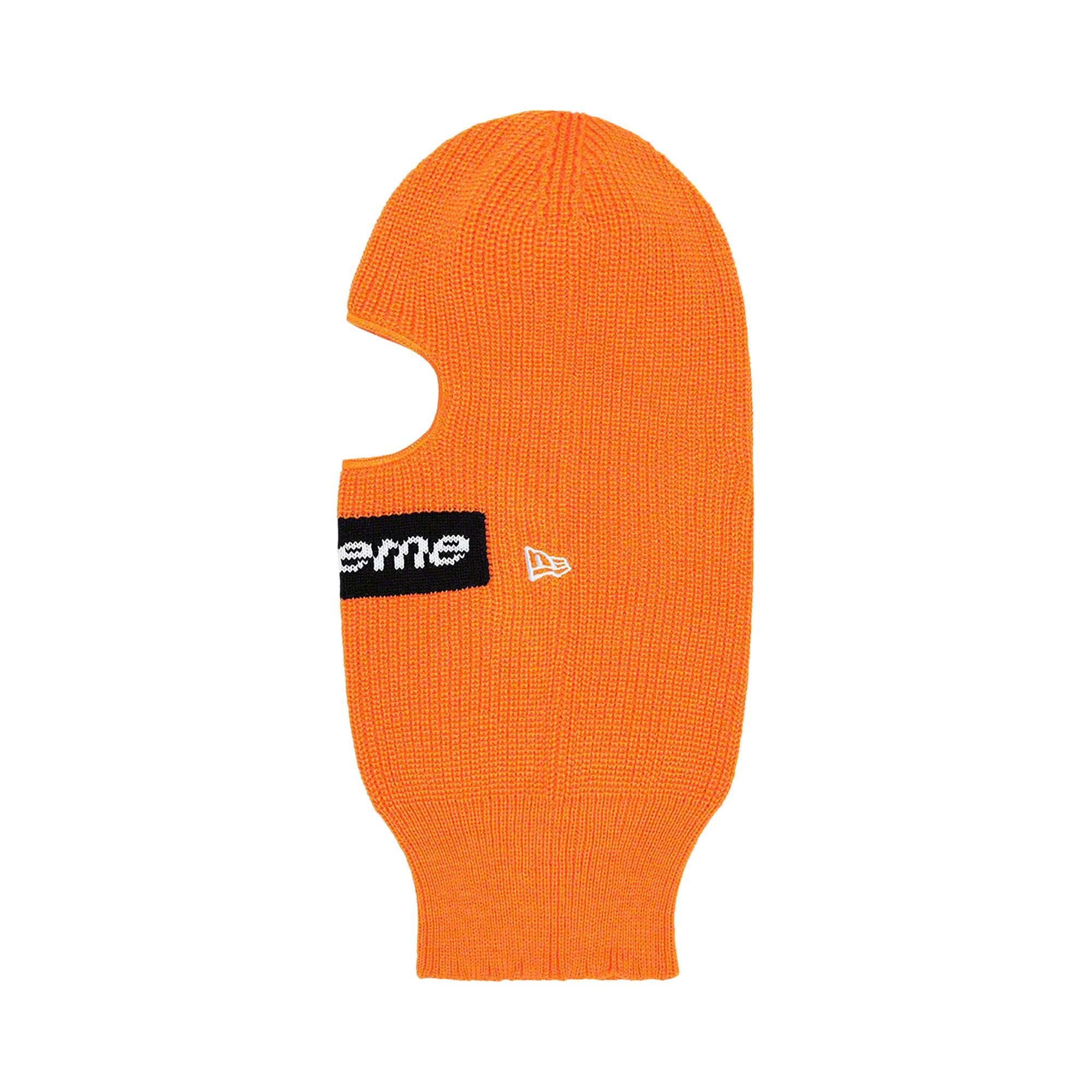 Buy Supreme x New Era Box Logo Balaclava 'Orange' - FW22BN40