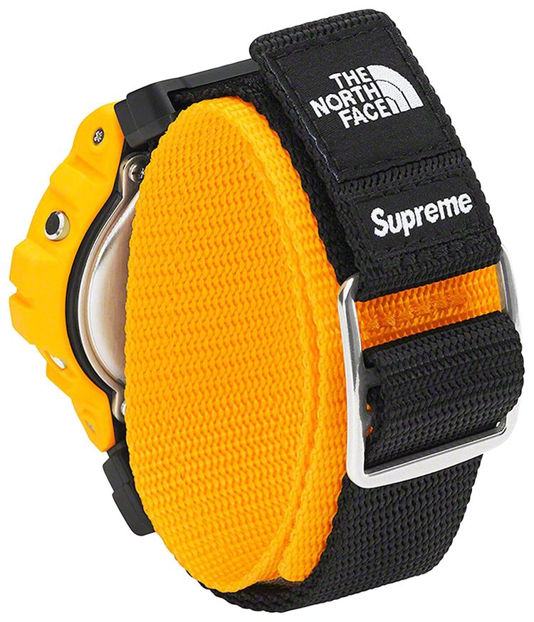 Supreme x The North Face x G SHOCK Watch Yellow