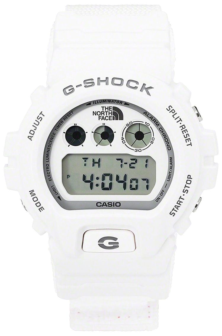 Supreme x The North Face x G SHOCK Watch White