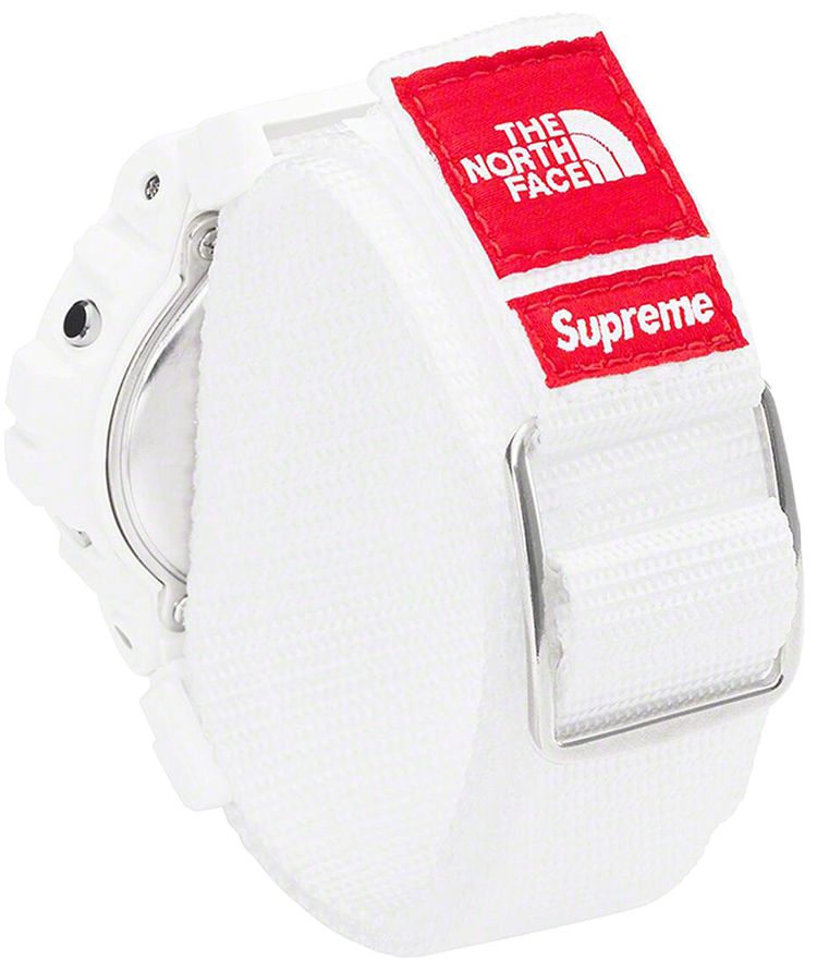 Supreme x The North Face x G SHOCK Watch White