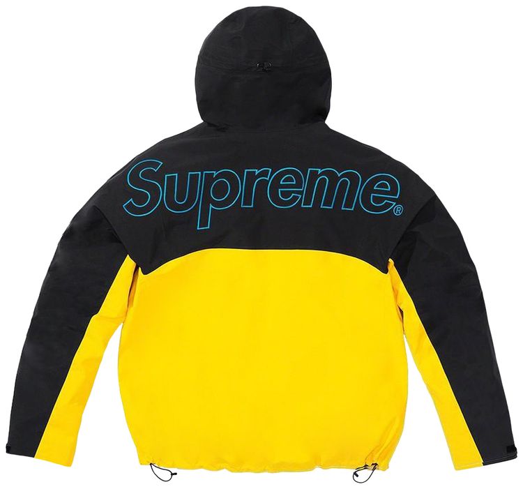 Supreme x The North Face Taped Seam Shell Jacket Yellow
