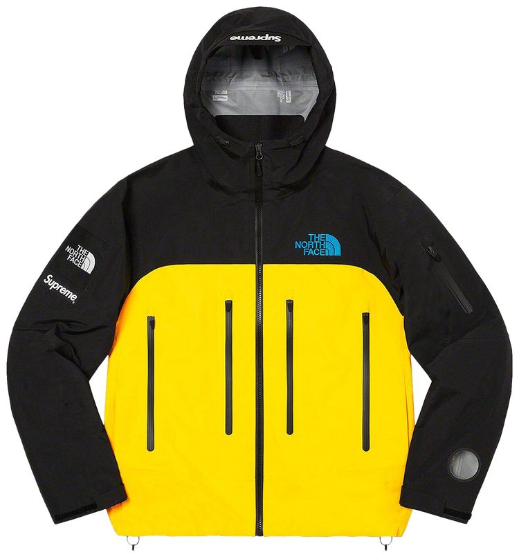 Supreme x The North Face Taped Seam Shell Jacket Yellow