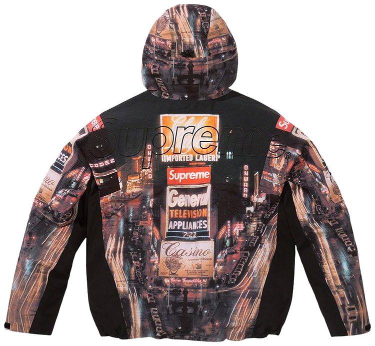 Supreme x The North Face Taped Seam Shell Jacket Times Square