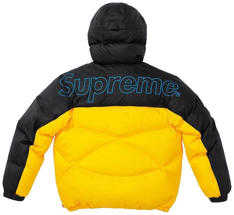 Supreme x The North Face 800 Fill Half Zip Hooded Pullover Yellow