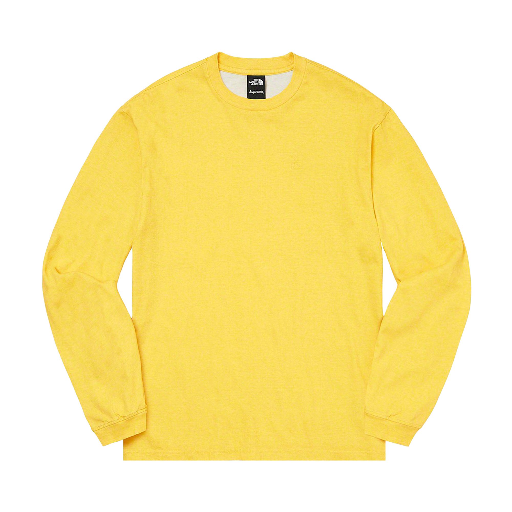 North face yellow long sleeve clearance
