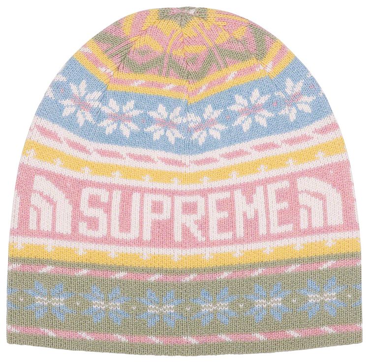 Supreme x The North Face Beanie Pink