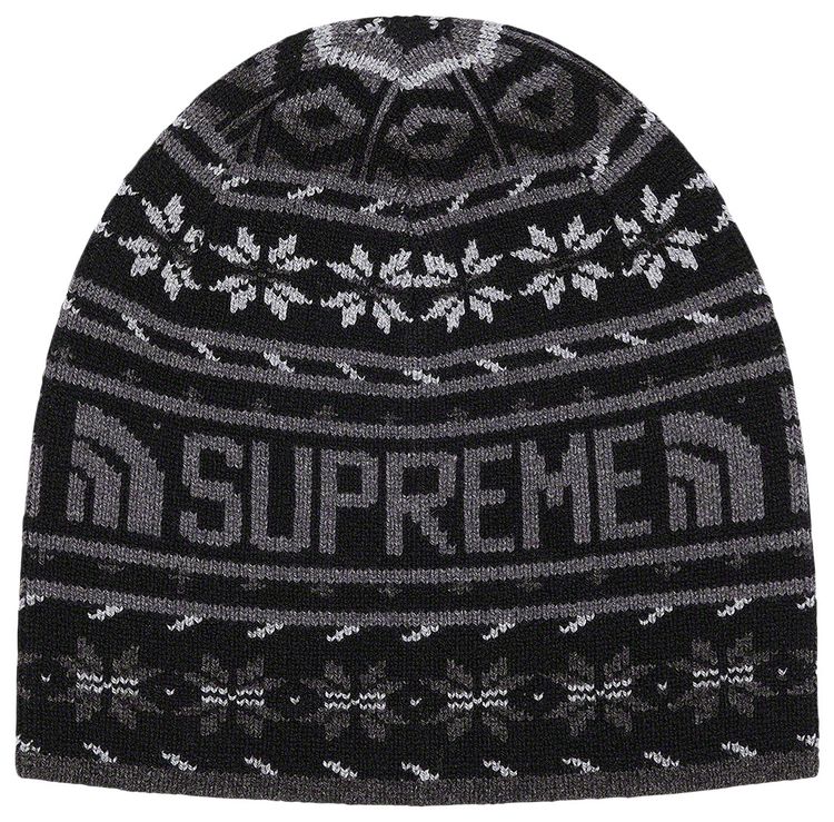 Supreme x The North Face Beanie Black