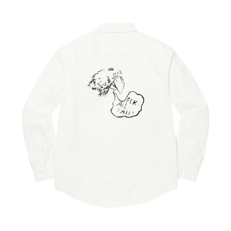 Supreme x Raymond Pettibon Work Shirt White