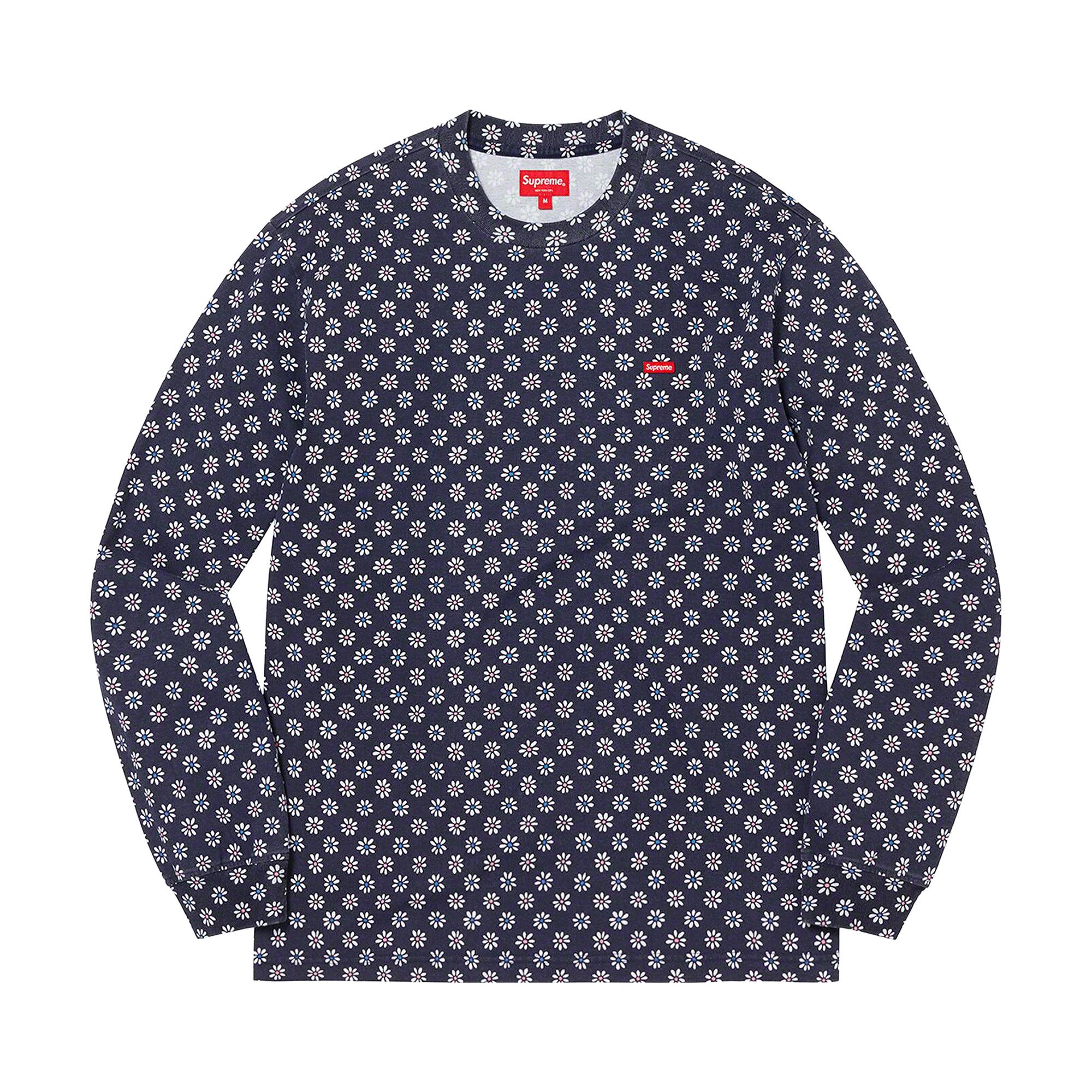 Supreme small box tee Floral サイズL Supreme Supreme Small Box Tee 'Black Floral' | REVERSIBLE