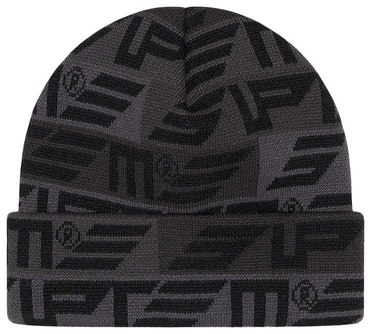 Supreme Geo Beanie Black