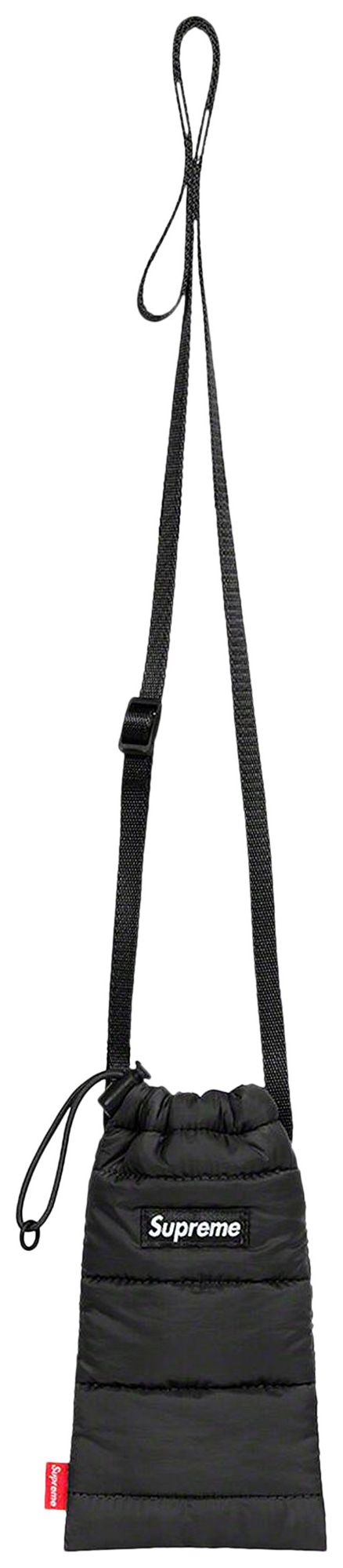 Supreme Puffer Neck Pouch Black