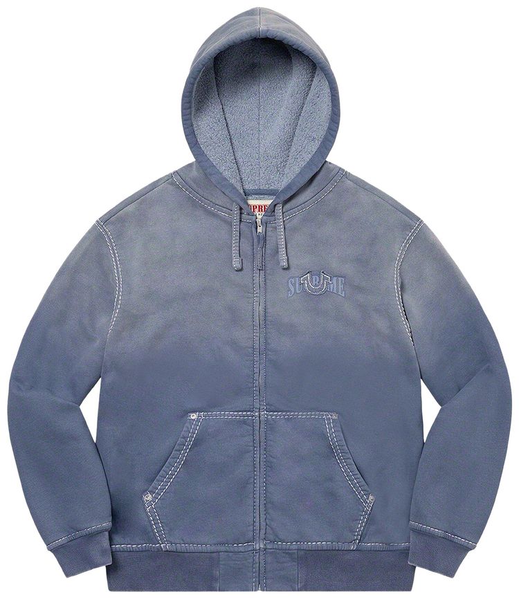 Supreme x True Religion Zip Up Hooded Sweatshirt Indigo