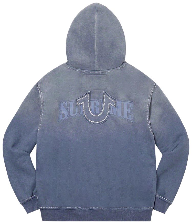 Supreme x True Religion Zip Up Hooded Sweatshirt Indigo
