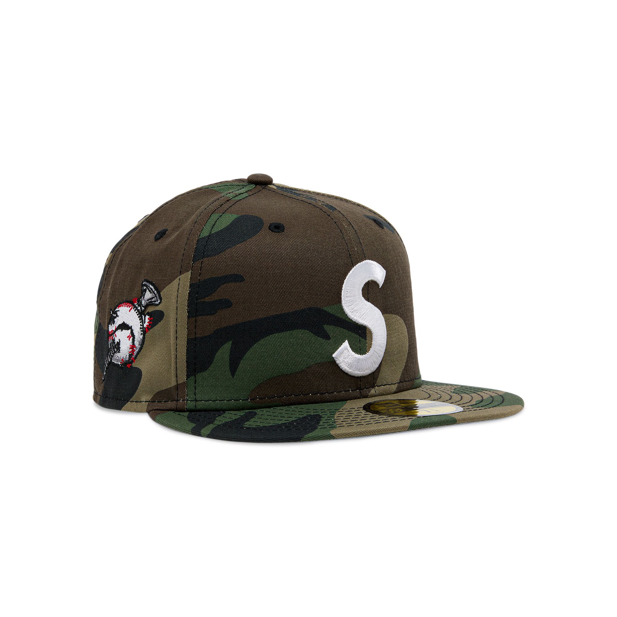 帽子 Supreme Screw Ball S Logo New Era camo Supreme Supreme Screwball S Logo New Era 'Woodland Camo' | REVERSIBLE