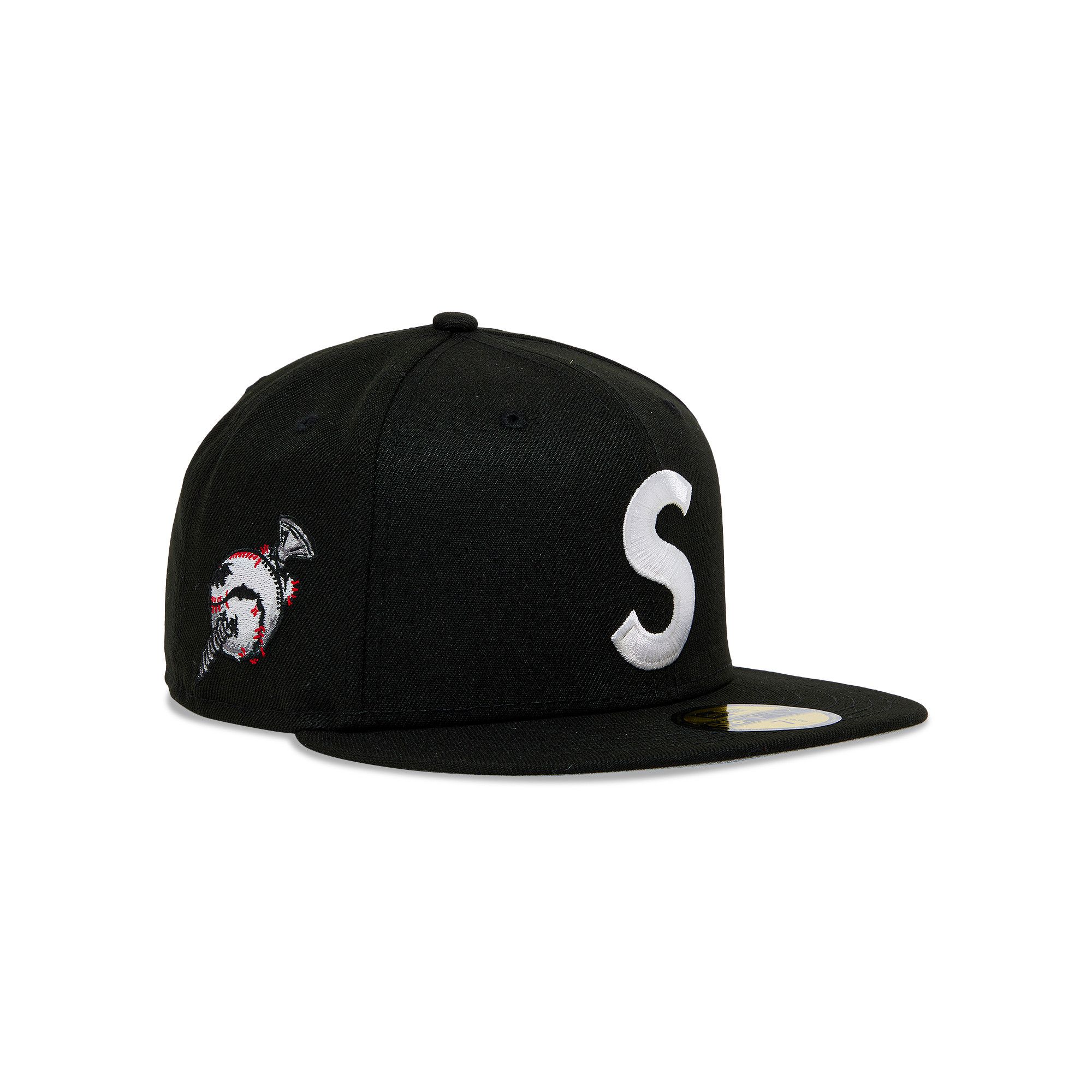 Size 7 1/2 Supreme Screwball S Logo New Era 'Black'