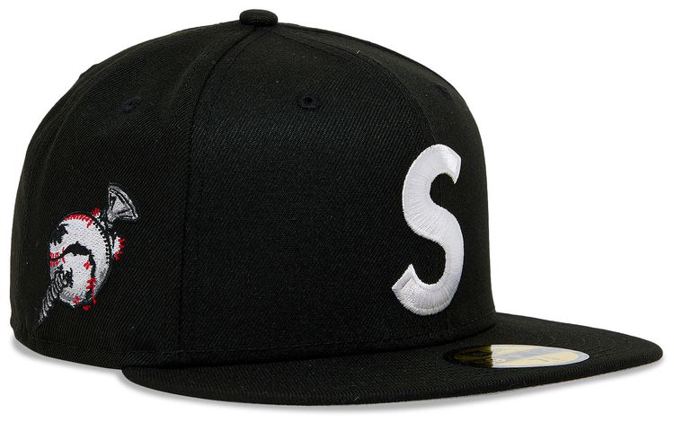 Supreme Screwball S Logo New Era Black