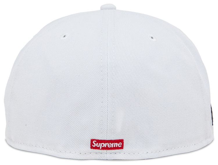 Supreme Screwball S Logo New Era White