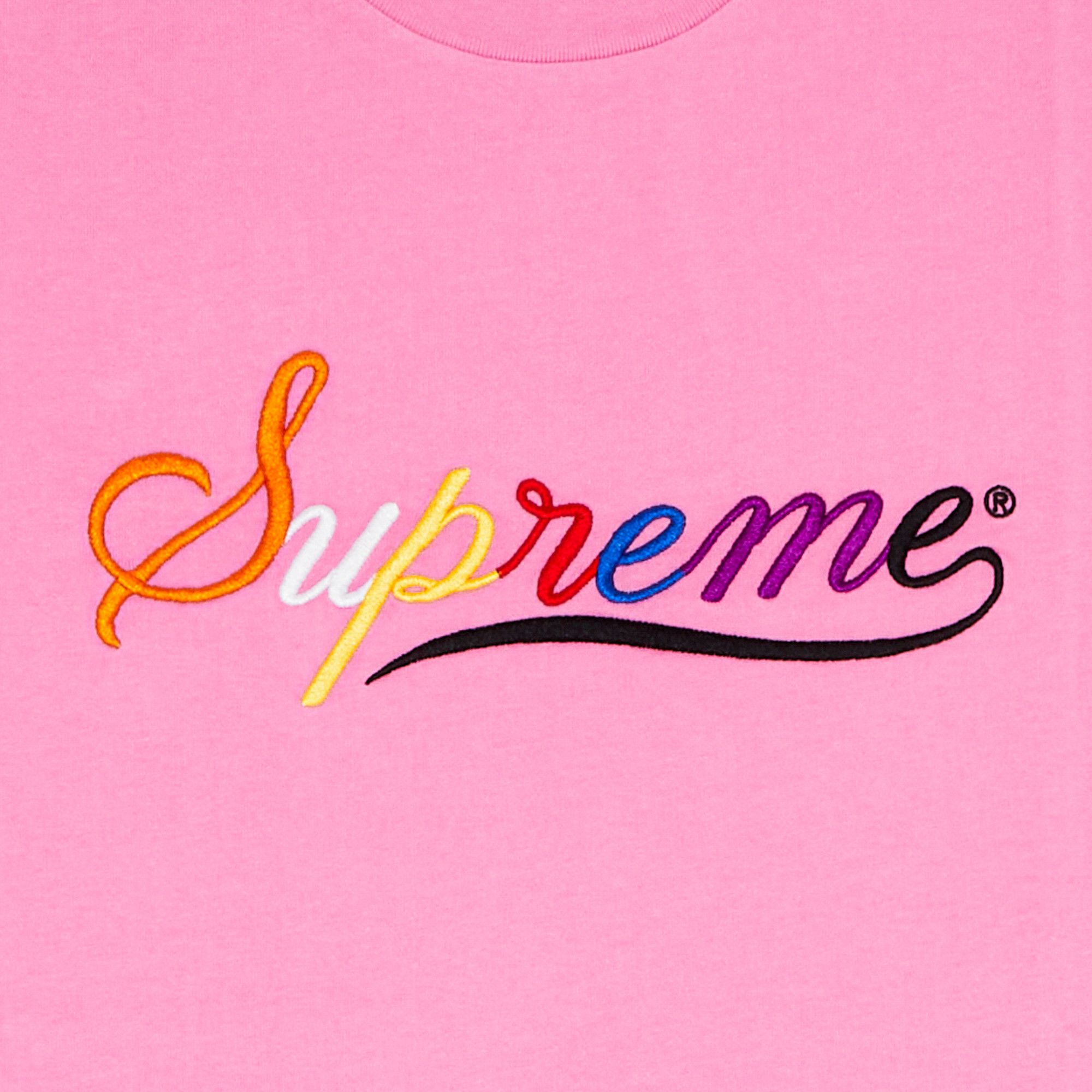 Supreme cursive logo hotsell