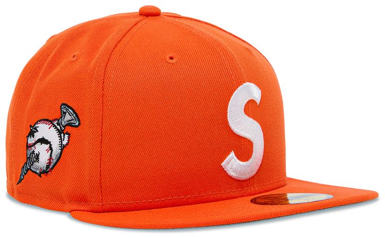 Supreme Screwball S Logo New Era Orange